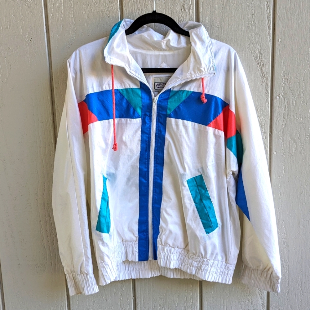 Vintage Westside Connection 1990's White Windbreaker Medium